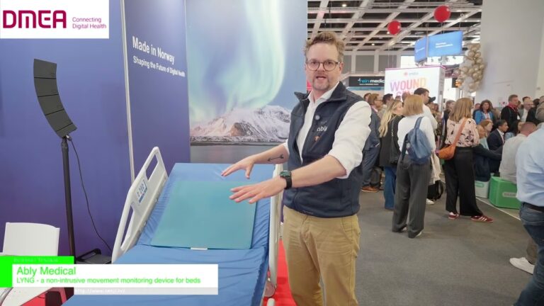 LYNG — неинвазивное устройство для мониторинга движений в постели. - Ably Medical [DMEA 2026 - Time to Connect Digital Health]