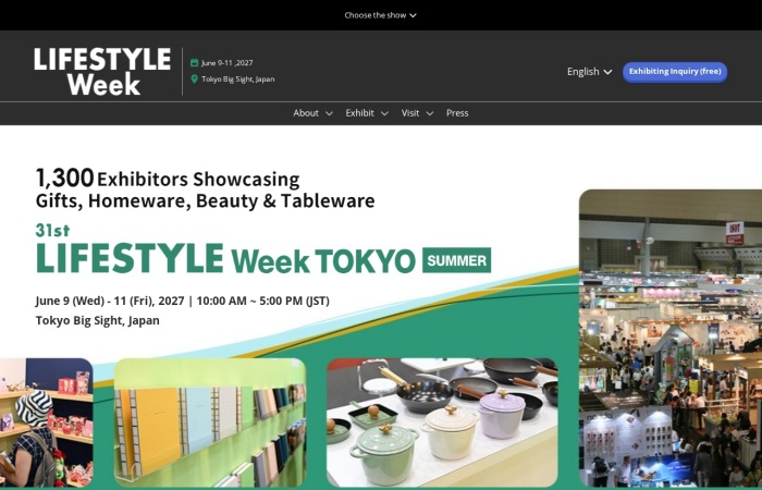 Что такое LIFESTYLE Week TOKYO [Summer]?｜Ведущая B2B-выставка Японии для товаров lifestyle