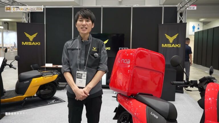 Электрический мотоцикл для коммерческого использования L-noa - Misaki [CAFERES JAPAN 2026]